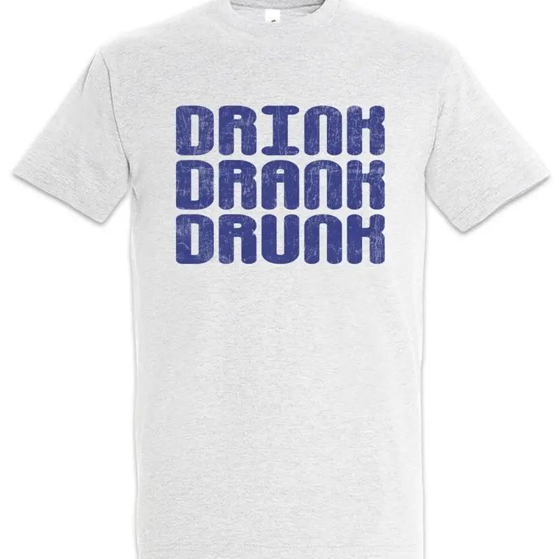 Beer Wine Gin - Maglietta Drink Drank Drunk - Divertimento