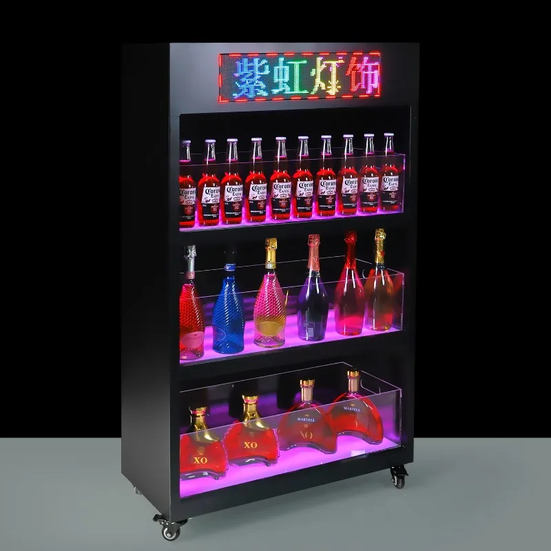 Wine Beer Type - Vetrina per vini con display LED,