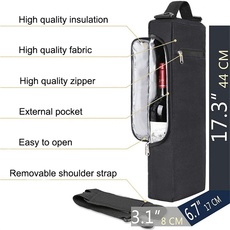 Borsa termica da golf nera Vin - Wine Beer Type recensione e prezzo