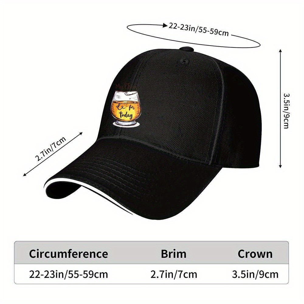 Cappellino da baseball My Plan - Beer And Wine Quote recensione e prezzo