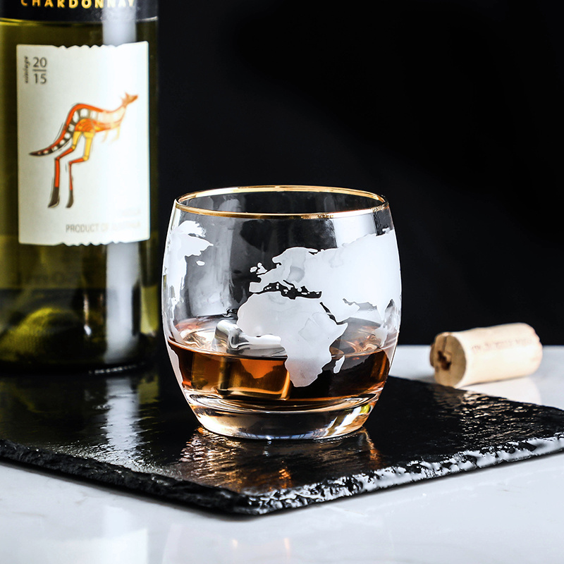 Mappa del mondo Whisky bicchie - Wine Beer World recensione e prezzo