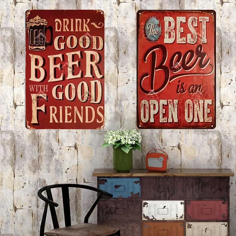 Bar Pub Insegna Decor Citazion - Beer And Wine Quote recensione e prezzo