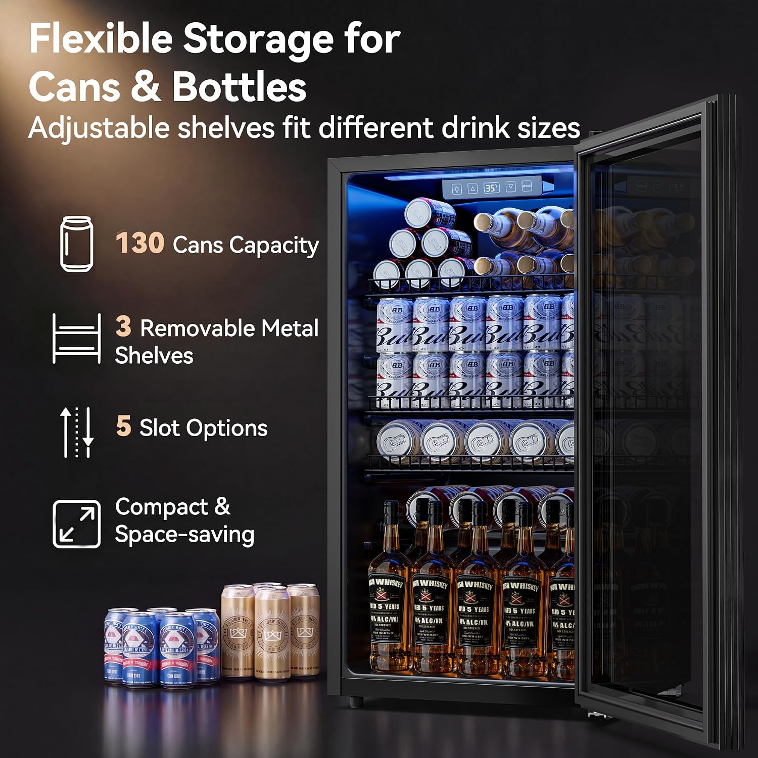 Frigorifero Mini per Bevande d - Wine Beer Mini Fridge recensione e prezzo
